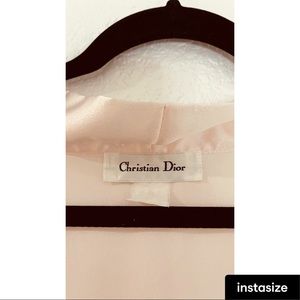 Vintage Christian Dior Satin Robe